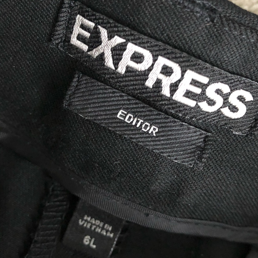 Express Women’s Editor 6L Black Dress Pants